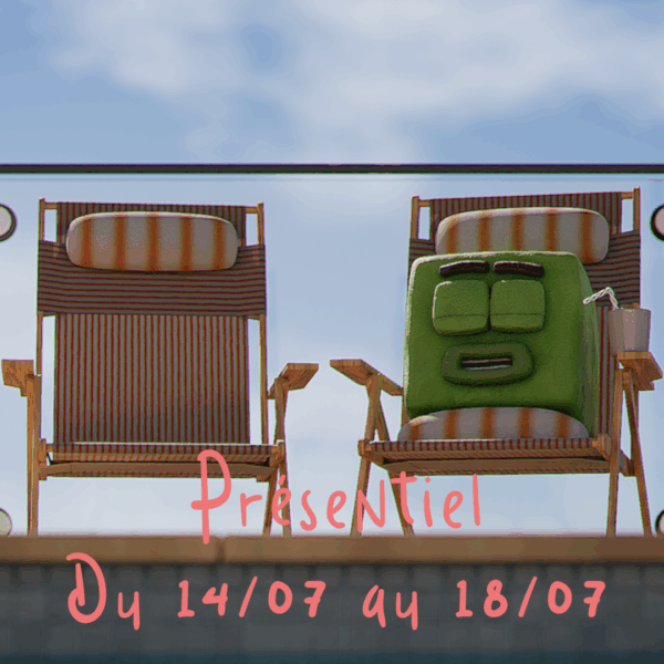 Camp d'été d'animation 3D 2025 du 14/07 au 18/07 - Présentiel